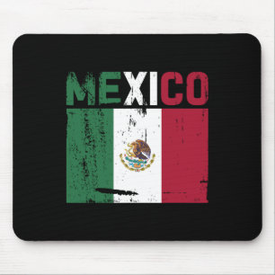 Mexico Vintage Mexican Flag Pride Hat Jersey 3  Mouse Pad