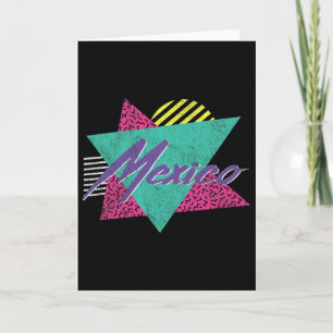 Mexico Vintage Retro 80s 90s Vacation Travel Gift Card