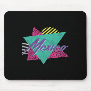 Mexico Vintage Retro 80s 90s Vacation Travel Gift Mouse Pad