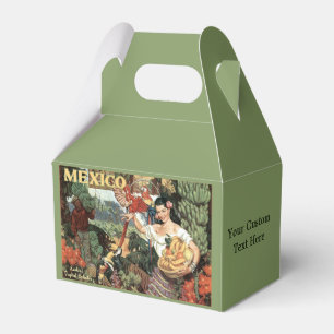 Mexico vintage travel favor box
