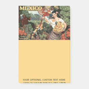 Mexico vintage travel Post-It notes