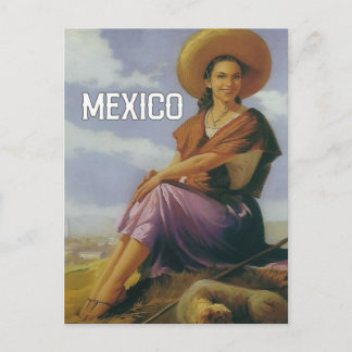 Mexico vintage Travel postcard