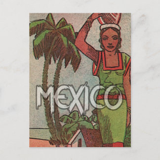 Mexico vintage travel postcard