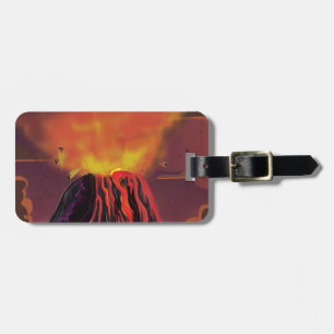 Mexico Volcano Luggage Tag