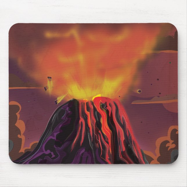 Mexico Volcano Mouse Pad (Front)