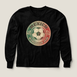 Mexico World Cup 2026 Vintage Retro Soccer Badg