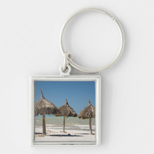 Mexico, Yucatan Peninsula, Progreso. Thatch Key Ring