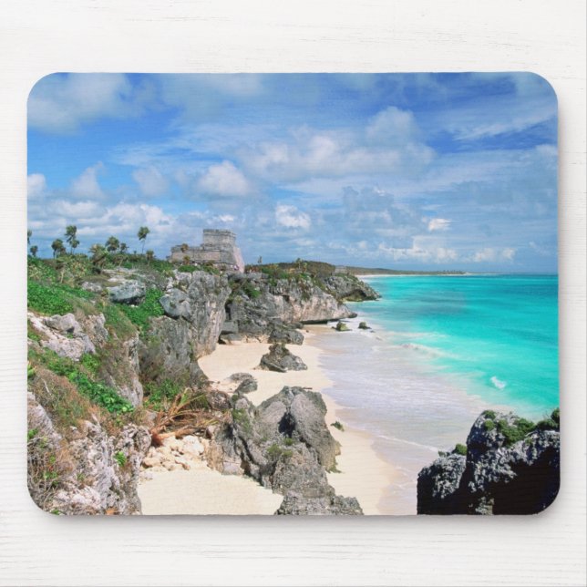 Mexico, Yucatan, Peninsula, Ruins Of Tulum, Mayan Mouse Pad (Front)