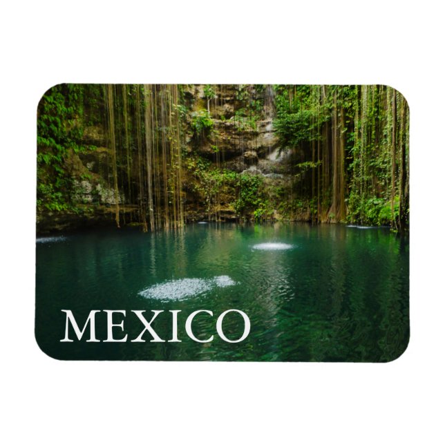 Mexico, Yucatan, Scenic Lake Magnet (Horizontal)