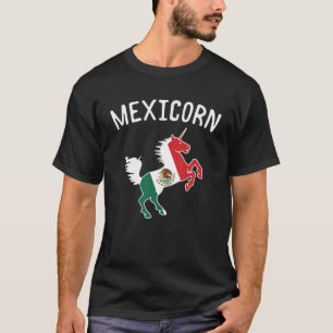 Mexicorn Cute Mexican Flag Unicorn Cinco De Mayo F T-Shirt