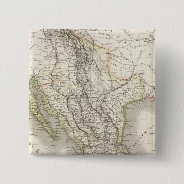 Mexique - Mexico 15 Cm Square Badge (Front)