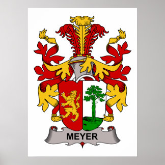 Meyer Family Crest Poster