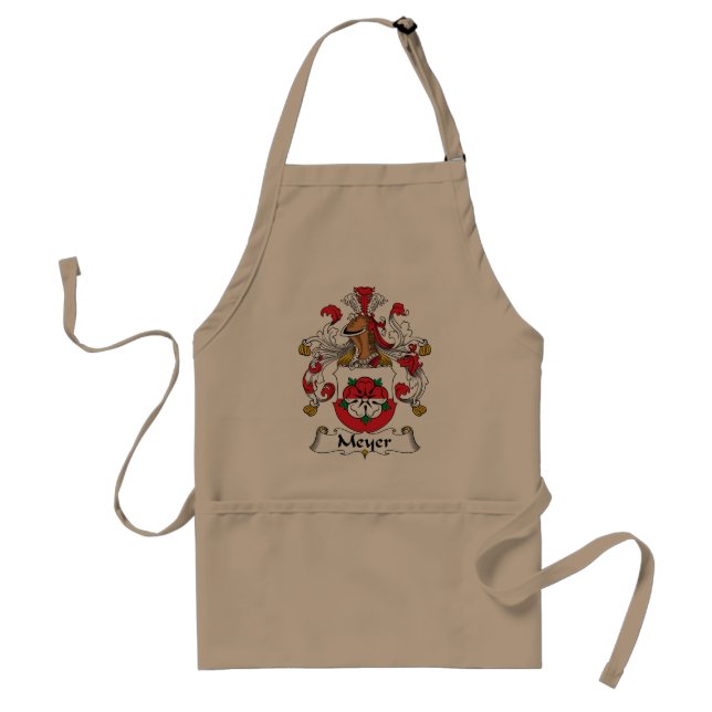 Meyer Family Crest Standard Apron (Front)