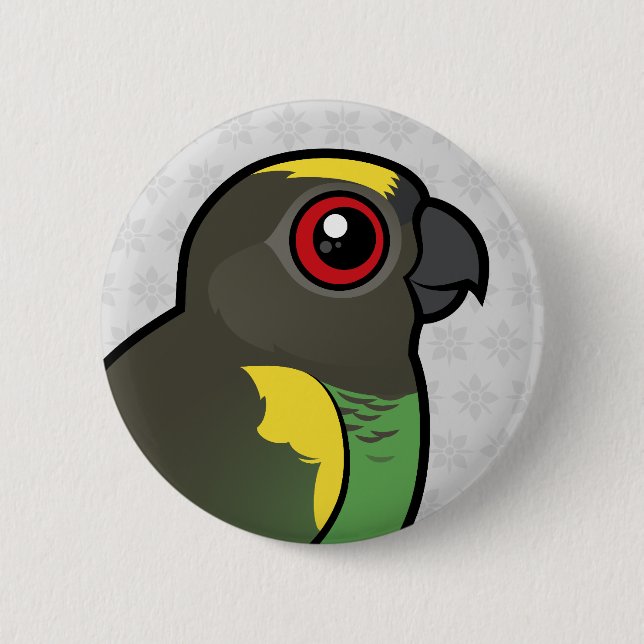 Meyer's Parrot 6 Cm Round Badge (Front)