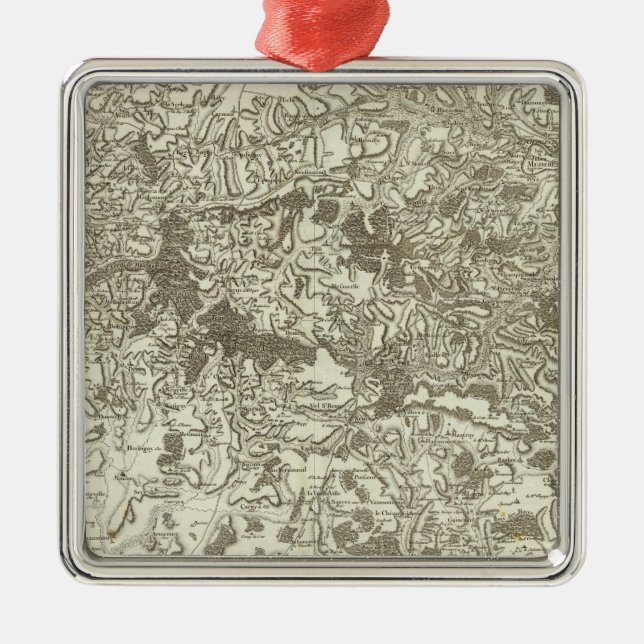 Mezieres Metal Tree Decoration (Front)