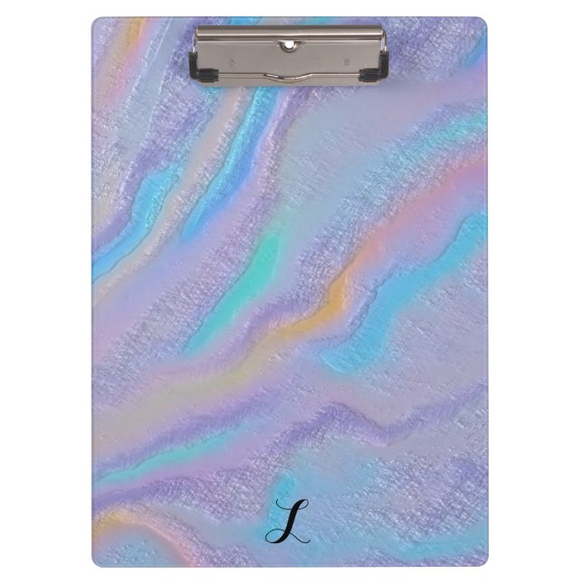 Mezmerizing Iridescent Stone Clipboard (Front)