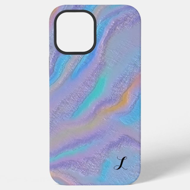 Mezmerizing Iridescent Stone iPhone Case (Back)