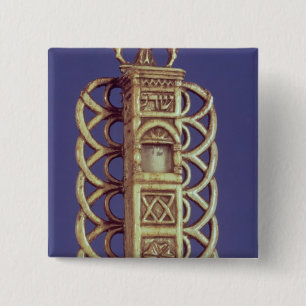 Mezuzah  Case 15 Cm Square Badge