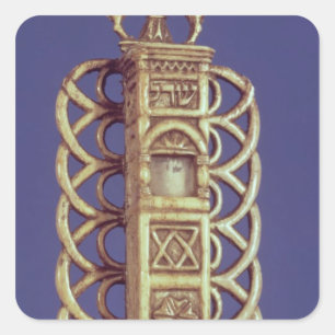 Mezuzah  Case Square Sticker