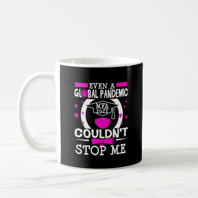 MFA Master of Fine Arts Graduation Gift 2022 Coffee Mug (Left)