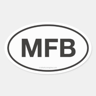 MFB heritage Oval Sticker