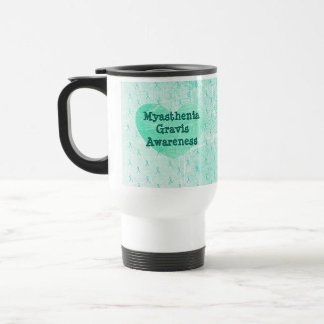 MG Awareness Ribbons  Coffee Cup (Left)