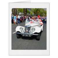 MG car in Madeira card