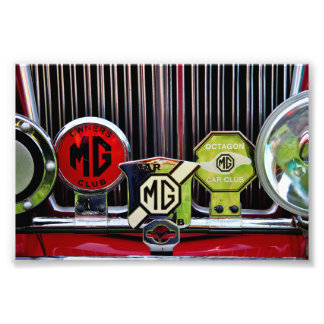 MG Classic British Sports Motor Car Photo Print