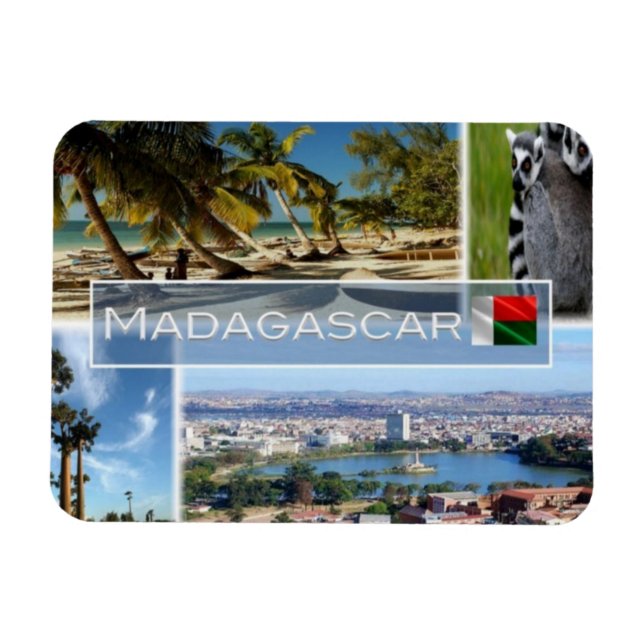 MG Madagascar - Indian Ocean - Magnet (Horizontal)