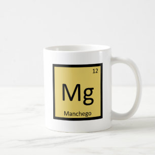 Mg - Manchego Cheese Chemistry Periodic Table Coffee Mug