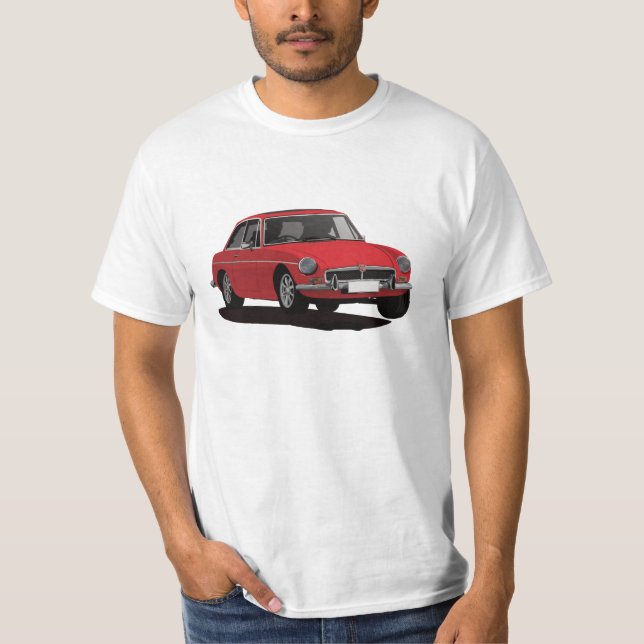 MG MGB GT - red T-Shirt (Front)