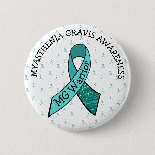 MG Warrior Awareness Ribbon Button
