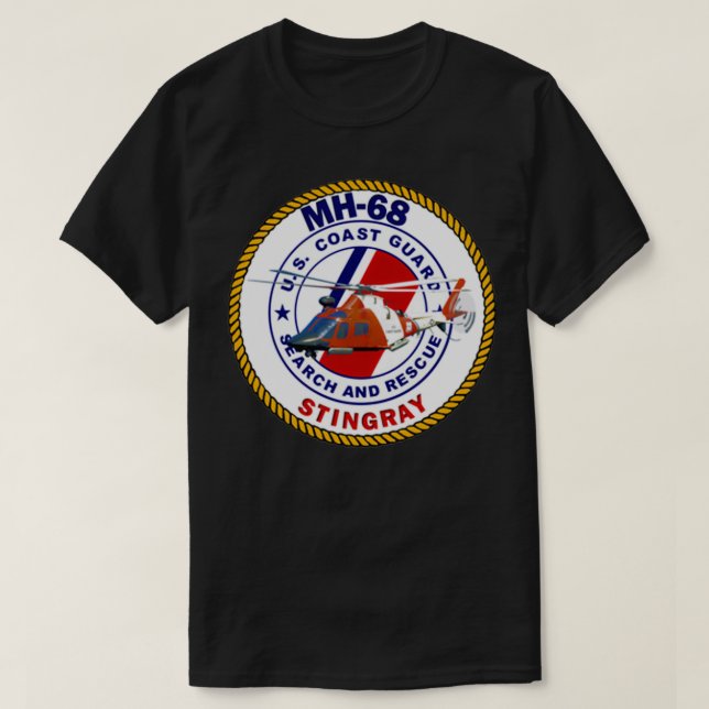 MH68 Stingray USCG SAR T-Shirt (Design Front)