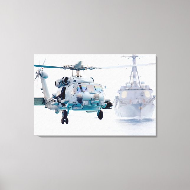 MH-60R SEAHAWK 24x36 Canvas Print (Front)