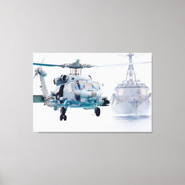 MH-60R SEAHAWK 32x48 Canvas Print (Front)