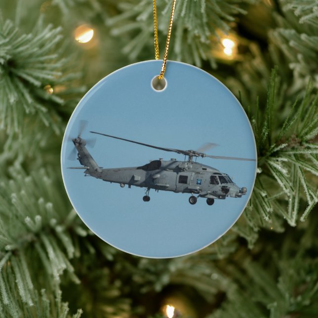 MH-60R Seahawk Ceramic Tree Decoration (Tree)