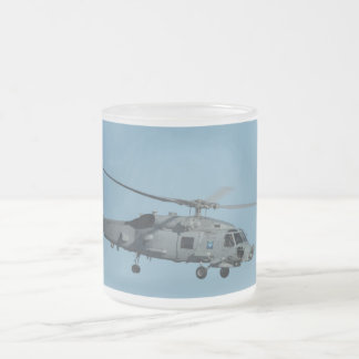 MH-60R Seahawk Frosted Glass Coffee Mug