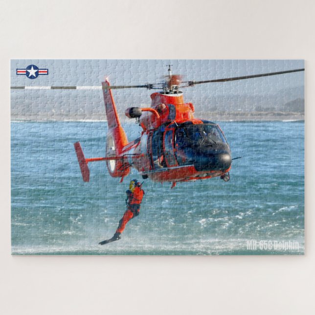 MH-65C DOLPHIN (20x30 INCH) Jigsaw Puzzle (Horizontal)