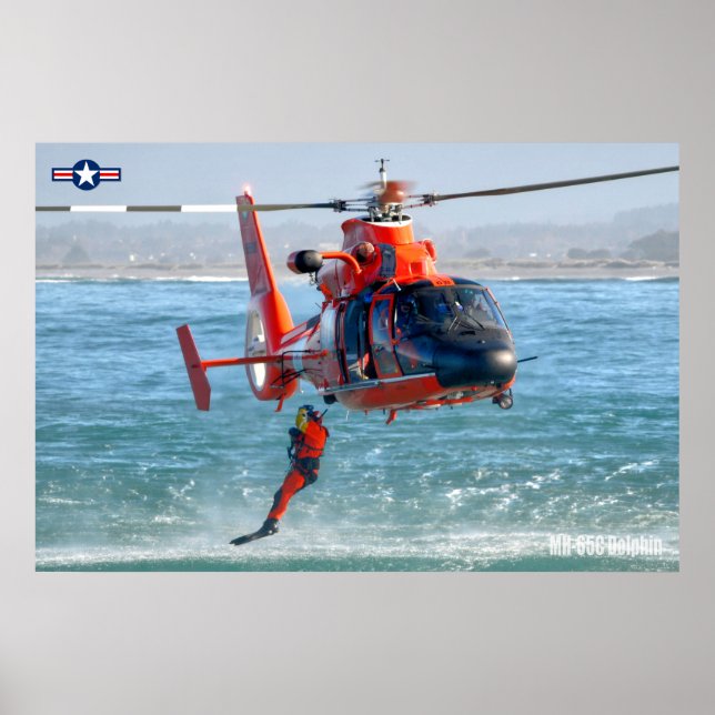 MH-65C DOLPHIN POSTER (Front)