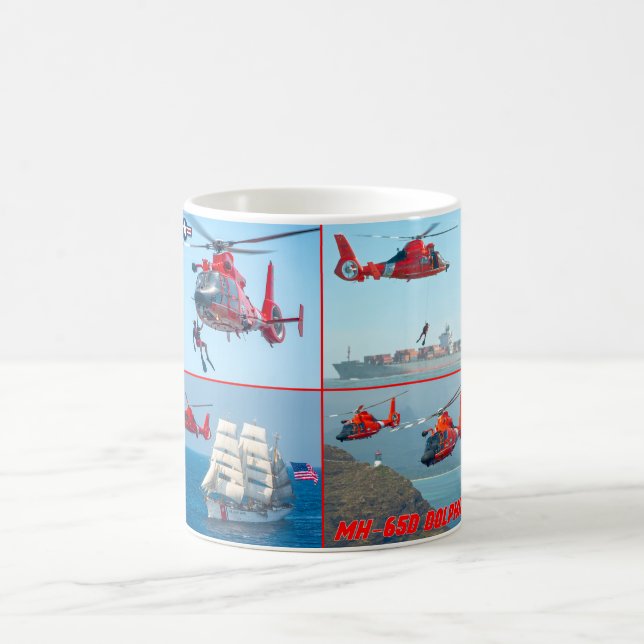MH-65D DOLPHIN COFFEE MUG (Center)
