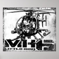 MH-6 Little Bird Poster