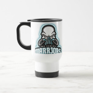 MH Gaming Warriors Mascot Logo Travel Mug