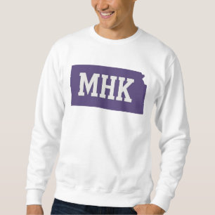 MHK Kansas Manhattan KS State Abbreviation Sweatshirt