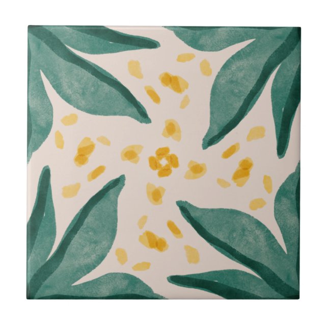 MHN Green and Yellow Tile Collection (Front)