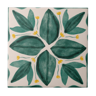 MHN Green and Yellow Tile Collection