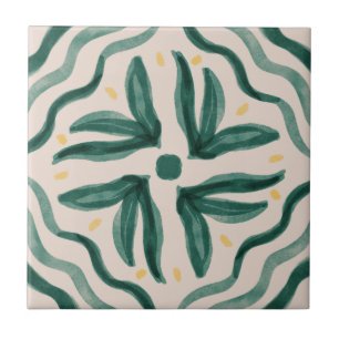 MHN Green and Yellow Tile Collection