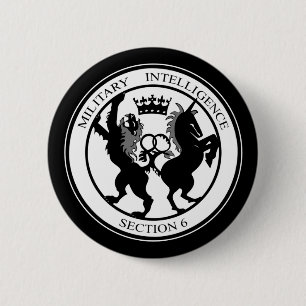 MI6 Logo 6 Cm Round Badge