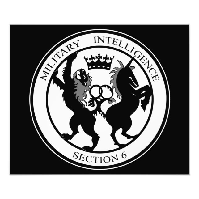 MI6 Logo Photo Print (Front)