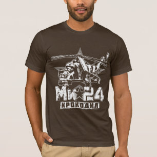 Mi-24 Soviet large helicopter T-Shirt