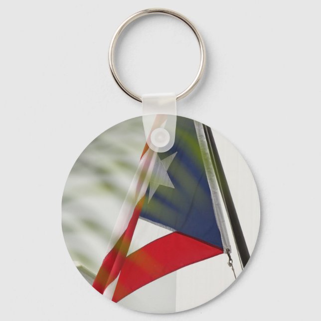 Mi Bandera Key Ring (Front)